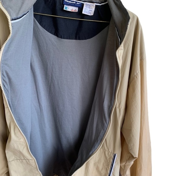 Vintage Windbreaker Track Jacket Reebok Size Medium 90s - Picture 4 of 8